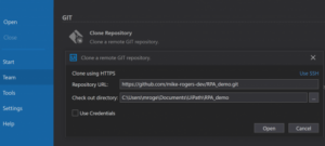 UiPath Studio Integration with Git - BigBear.ai