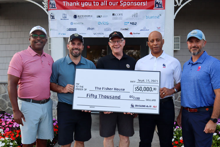 Veterans receive check from BigBear.ai