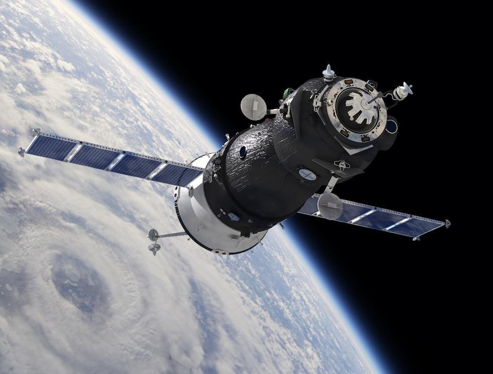 satellite in space