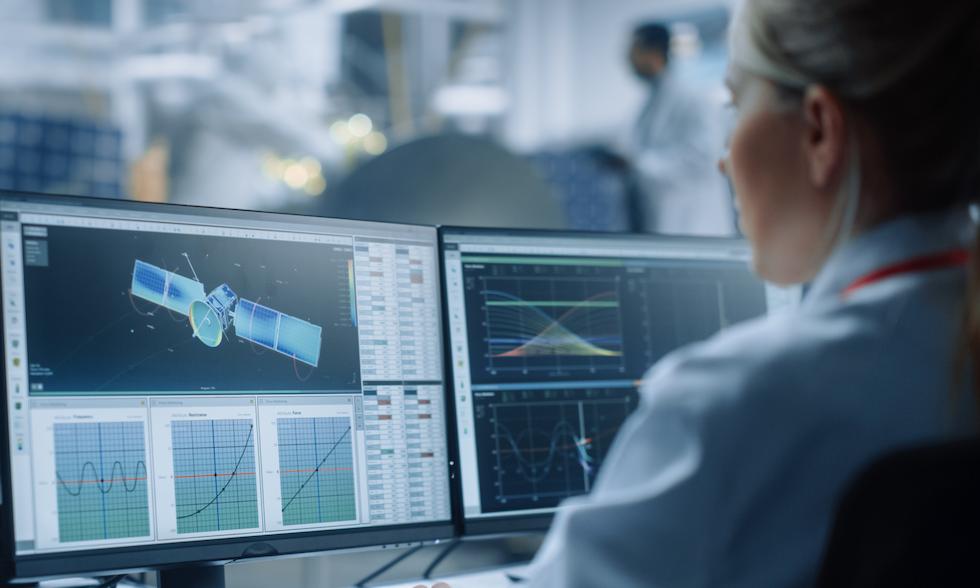 person reviewing spacecrest dashboard