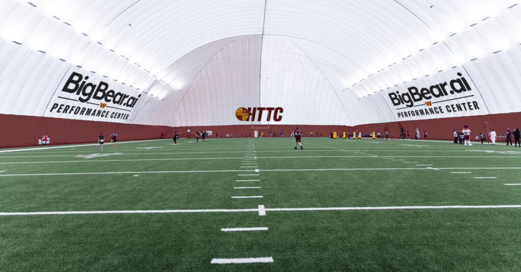 Washington Commanders Practice Field Mockup