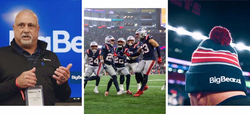 Patriots team collage