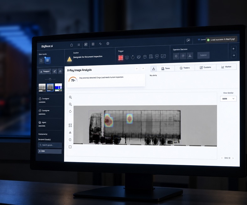 heat map dashboard of CargoSeer