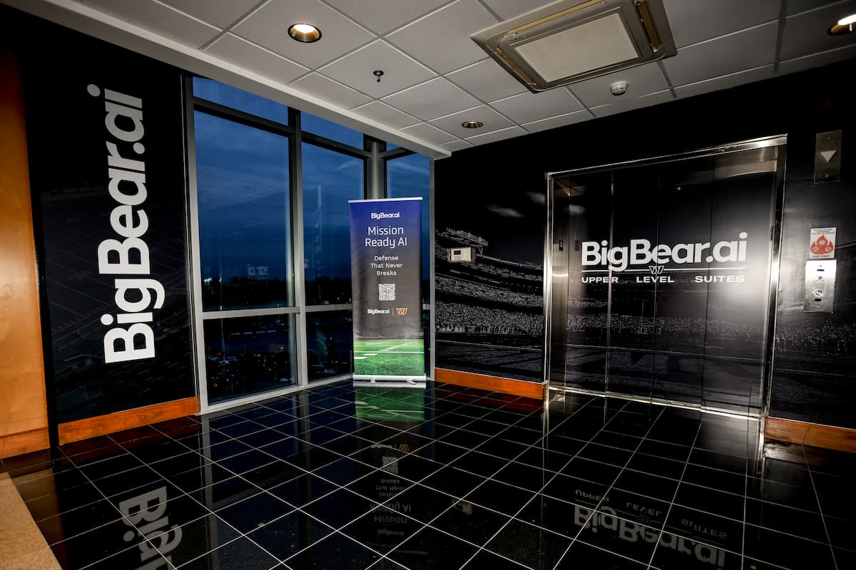 BigBear.ai branded football suite