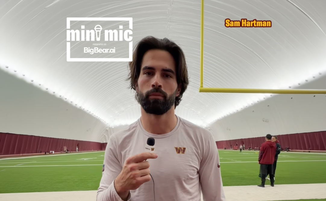 mini mic with Sam Hartman