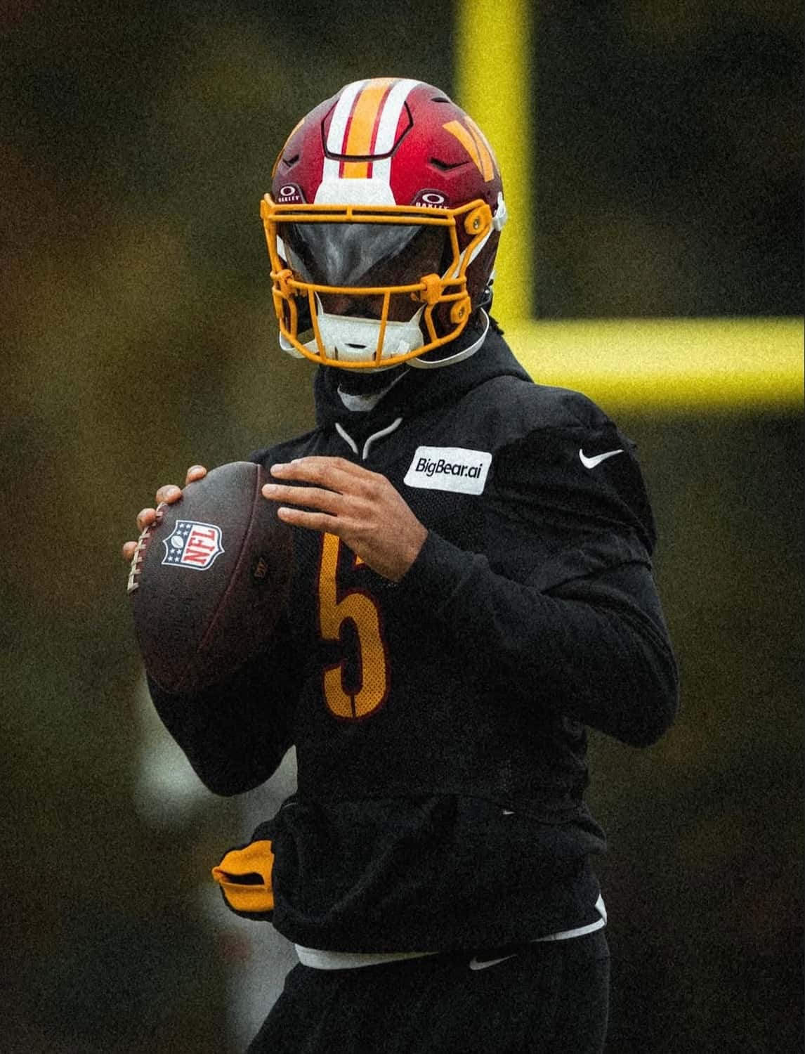 bbai practice jersey with football