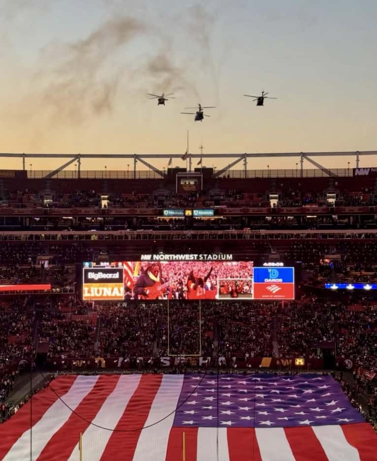 planes over stadium
