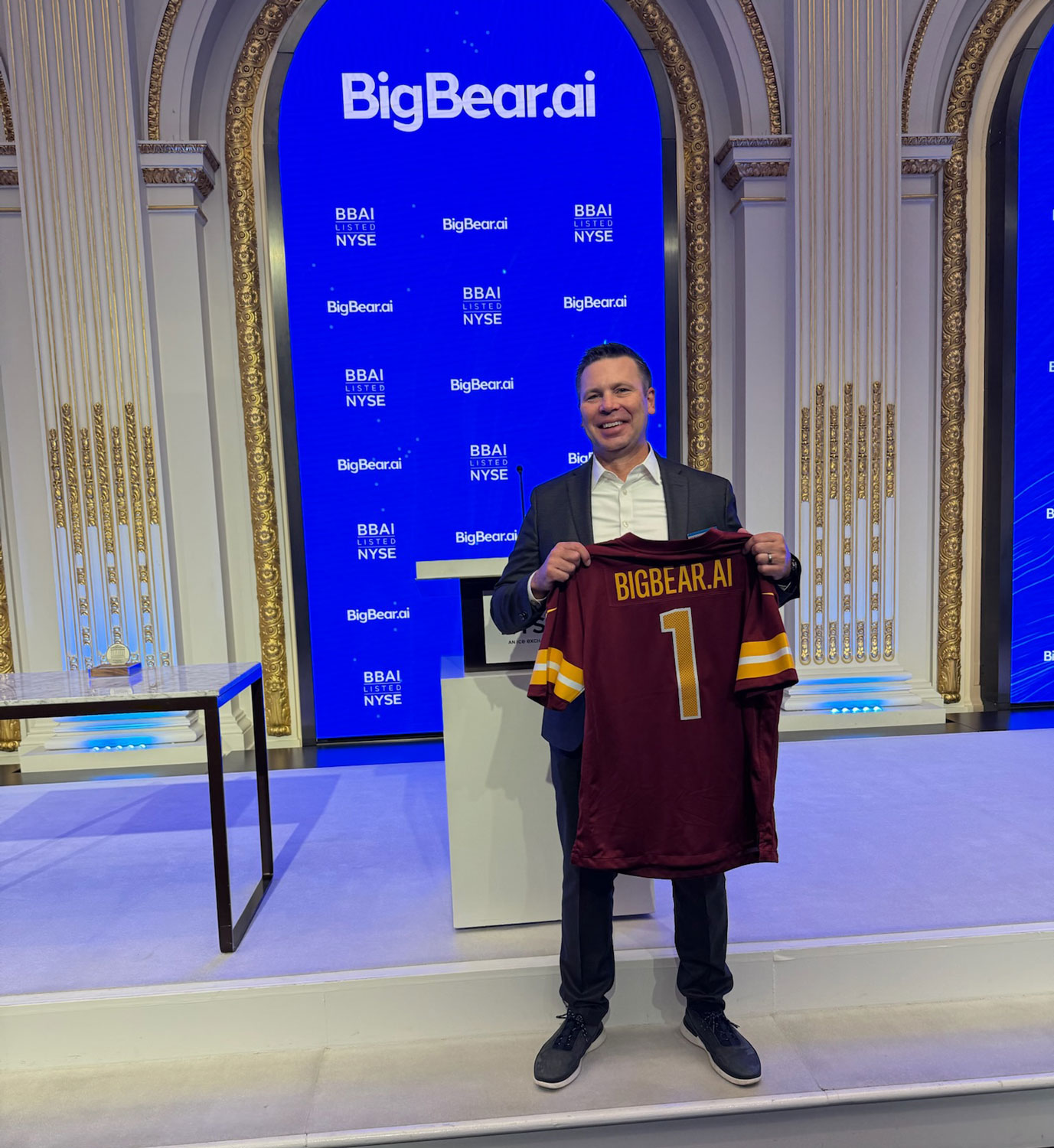 Kevin holding WC jersey